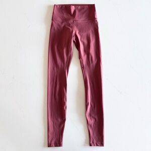 lululemon wunder under 28” mulled wine